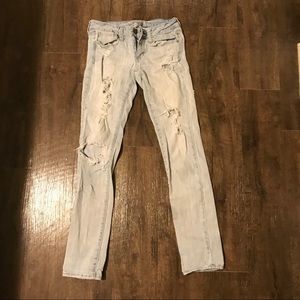 American Eagle ripped jeans